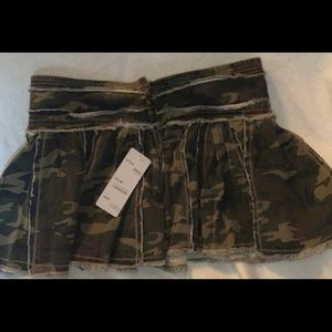 Pinky Camouflage Mini Skirt